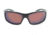 Optic Nerve One StrikezOne Sunglasses, Shiny Black Frame, Polarized Brown with Blue Mirror Lens 17021