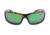 Optic Nerve One StrikezOne Sunglasses, Shiny Dark Demi Frame, Polarized Smoke with Green Mirror Lens 17020