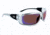 Optic Nerve One StrikezOne Sunglasses, Shiny Silver Frame, Polarized Brown with Blue Mirror Lens 18002