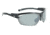 Optic Nerve Tach Polarized Sunglasses, Shiny Black w/Grey Frame, Lens 2 Sets- Polarized Smoke w/Silver Mirror, Copper, 21827