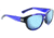Optic Nerve Vesper Sunglasses, Shiny Crystal Navy w/ Matte Black, 21903