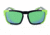 Optic Nerve Vettron Sunglasses, Matte Black w/Matte Aluminum Green Frame, Lens 2 Sets- Smoke w/ Green Mirror, Copper 21806