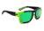 Optic Nerve Vettron Sunglasses, Matte Black w/Matte Aluminum Green Frame, Lens 2 Sets- Smoke w/ Green Mirror, Copper 21806