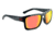 Optic Nerve Vettron Sunglasses, Matte Carbon w/Matte Black Frame, Lens 2 Sets- Smoke with Red Mirror, Copper 21809
