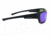 Optic Nerve Yukon Sunglasses, Matte Black Frame, Polarized Grey Lens with Blue Mirror 82003