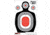OpticsPlanet Exclusive EZ2C Targets Silhouette Target - 25 Pack, Red/Black, 12x18 in, EZ2CS030