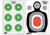 OpticsPlanet Exclusive EZ2C Targets Silhouette Target &amp; OpticsPlanet Exclusive EZ2C Targets Style 6