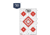 OpticsPlanet Exclusive EZ2C Targets Style 28, Five Diamonds With Grids Target, 25 Pack, Red/Black/White, EZ2CS028