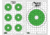 OpticsPlanet Exclusive EZ2C Targets, Style 5 &amp; OpticsPlanet Exclusive EZ2C Targets Style 6