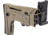 OpticsPlanet Exclusive Kinetic Development Group FN SCAR Folding Rifle Stock, FDE, SCP5-MK2-202