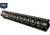 OpticsPlanet Exclusive Moriarti AR-15 15in M-LOK Diamond Cut Slim Profile Free Float Handguard, Black, MA15-US-15-DMD