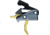 OpticsPlanet Exclusive Rise Armament OPMOD RA-240 Hex Enhanced Rifle Trigger, AR-15, 3.5lb Pull, Gold, RA-240-HEXC-TiN