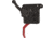 OpticsPlanet Exclusive Rise Armament OPMOD Reliant Hex-C Action Drop-in Rifle Trigger, Remington 700, Curved, 2-5lb, Black/Red, 850062094192