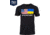 OpticsPlanet Ukraine/US Flag Short Sleeve T-Shirt - Mens, Small, Black, SMALL-MEN-S