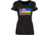 OpticsPlanet Ukraine/US Flag Short Sleeve T-Shirt - Women's, Large, Black, OP-UKRAINE-US-T-Shirt-Black-Large-Women's-Black-Large-Women's