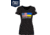 OpticsPlanet Ukraine/US Flag Short Sleeve T-Shirt - Womens, Small, Black, OP-UKRAINE-US-T-Shirt-Black-Small-Womens-Black-Small-Womens