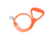 Orca Walker Full-Stretch Dog Leash-Orange