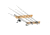 Organized Fishing 9 Capacity Ceiling Horizontal Rod Rack 4013786