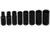 Wright Tool 3/4indr 8pc 6pt Deep Impact Se 875-608, Unit PK