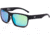 OTIS Rambler Sport X Sunglasses - Mens, Matte Black Frame/Green Polarized Lens, 179-2203LL