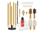 Otis Technology Multi-Gauge Shotgun Cleaning Kit w/ Brass Rods