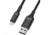 OtterBox Lightning to USB-A Cable 1m, Black/Black, 78-52525