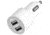 OtterBox Lightning to USB-A Car Charging Kit Standard 1m, White/Nimbus Cloud, 78-52698