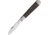 OTTER-Messer 261RAU Carbon Steel Blade Pocket Knife, 3.5in Satin Carbon Steel Blade, Smoked Oak Handle, Smoked, 261 RAU