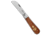 Otter-Messer OTTER-Messer Small Anchor Knife Sapeli Wood 2.75" SatinDISCOUNT*, Wood, C75, adult, BHQ-232262