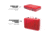 Outbound Portable Propane Gas Camping Stove w/2 Burners, Red, CTI0765813