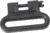 Outdoor Connection 1 1/4" One Piece Black Sling Swivels BRT79201