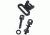 Outdoor Connection TALON 1in.swivels, Black, 1in. TAL-79410