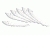 Outdoor Edge Cutlery 3.0 Replacement Blade Pack, 6 Pieces, Blister, 3.5 in, Steel, Silver, RR30-6