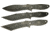 Outdoor Edge Cutlery AERO-STRIKE THROWERS 3 PC. Set Box, Black, AS-300