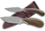 Outdoor Edge Cutlery Dark Timber Combo Knife, Brown, One size DT-1