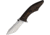 Outdoor Edge Cutlery Large Conquer Folding Knife, 5in Closed, 4in Satin 8Cr13MoV Stainless Blade, Black/Orange G10 Handle, OECQ35B