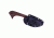 Outdoor Edge Cutlery Le Duck Fixed Blade Knife,2.5in 8Cr14 Stainless Blade,Brown/Black Rubberized TPR Handle LD-10