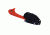 Outdoor Edge Cutlery Le Duck Fixed Blade Knife,2.5in 8Cr14 Stainless Blade,Orange/Black Rubberized TPR Handle LDB-20