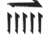 Outdoor Edge Cutlery 3in Utility w/Serrations Replacement Blade Pack, 6 Pack, Black Oxide, RRUS30K6C
