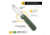 Outdoor Edge Cutlery RAZORVX3 Micarta, Stainless Flipper, Spring Assist, Ball Bearing, EDC Knife, 3in, Green/Stainless, VX330B-C