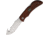 Outdoor Edge Cutlery Pocket Hook Wood Folding Knife, 4in Closed, 3in Satin Guthook Blade, Brown Wood Handle, OEPH20WB