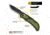 Outdoor Edge Cutlery Razor EDC Lite Folding Knives, 2.5in, Stainless Steel, OD Green Rubber Overmolded Handle, RCG252C