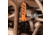 Outdoor Edge Cutlery RAZOR HTX 3in Fixed Blade Knife w/ Blade Pod, Gray/Orange, One Size, HTX30B6C
