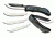 Outdoor Edge Cutlery Razor Lite EDC Folding Knife, w/ 4 - 3in Blades, 3 in, Japanese 420J2 stainless, Drop Point, Grivory w/ TPR Inserts, Black/Gray, RLY30-50