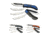 Outdoor Edge Cutlery Razor Lite Edc Knife, w/ 4 - 3in Blades, Black/Blue, Black/Gray, Black/Orange