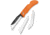 Outdoor Edge Cutlery Razor Work Lockback Folding Knife, Japanese 420J2 stainless, Grivory, Orange, RWB-3070C