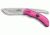 Outdoor Edge Cutlery SwingBabe Skinner/Gut Hook Blade, Pink, Clampack 102005