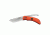 Outdoor Edge Cutlery SwingBlaze Folder Knife, Orange, Clam, 3.6in. Skin. Blade, 3.2in. Gut. Blade 102009