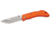 Outdoor Edge Cutlery Trailblaze Folding Blade Knife, 3.3in,Orange Handle, TB-33