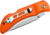 Outdoor Edge Cutlery Trailblaze Folding Blade Knife, 2.5in, Orange Handle, TB-25C